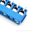 screw terminal block blue